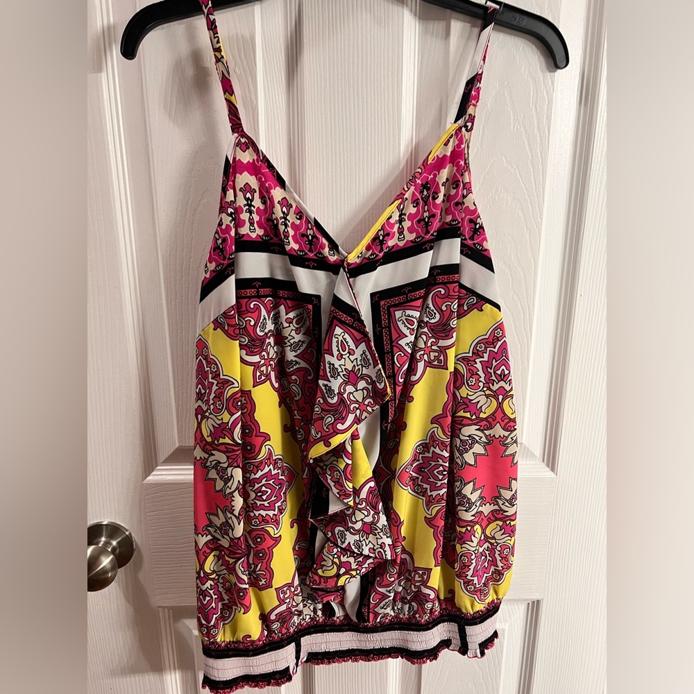 Lane Bryant spaghetti strap blouse.